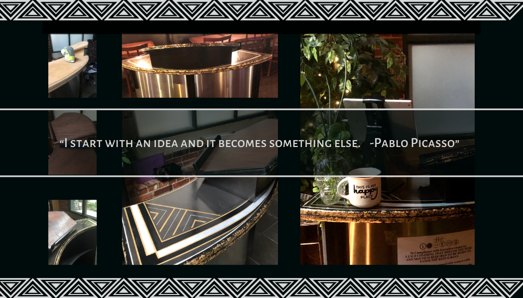 I start with an idea and it becomes something else.   -Pablo Picasso